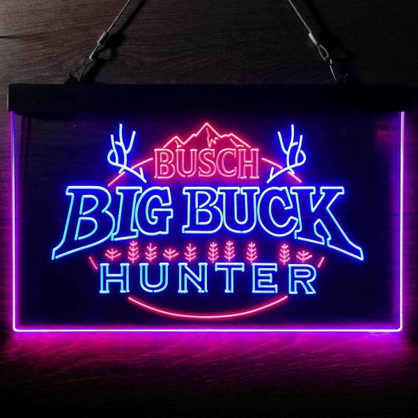 Busch Big Buck Hunter Neon-Like LED Sign